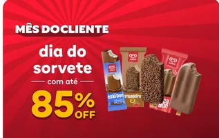 [REGIONAL] Dia do Sorvete – Até 85% OFF