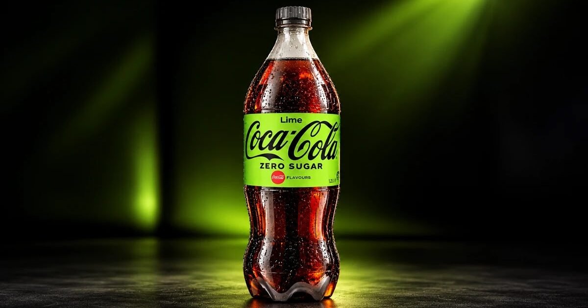 Coca-Cola Zero Sugar Lime com sabor cítrico de lime