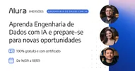 [Certificado] Curso Grátis Engenharia de Dados com IA – Imersão Alura.