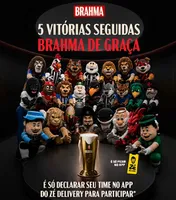 Brahma grátis se o Flamengo ganhar