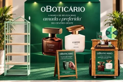 O Boticário leva experiência com perfumes Coffee e brindes ao Goiânia Shopping