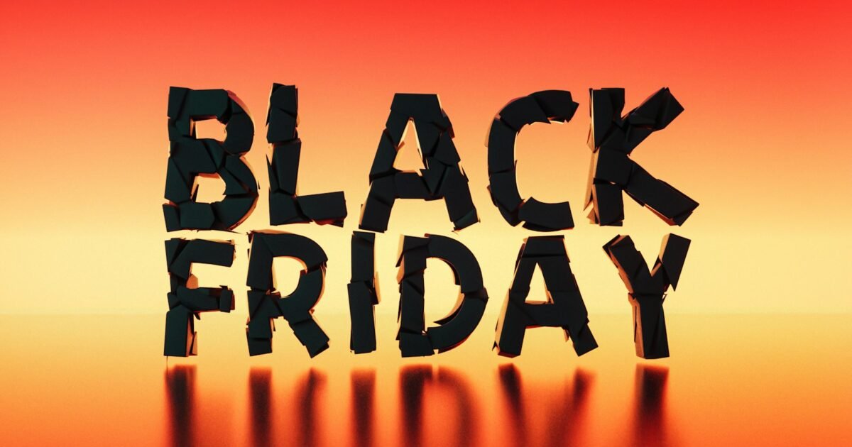 placa de Black Friday