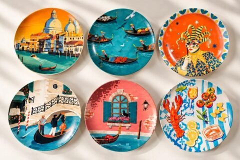 Spoleto lança coleção Encantos de Veneza com seis pratos decorados inspirados em Veneza
